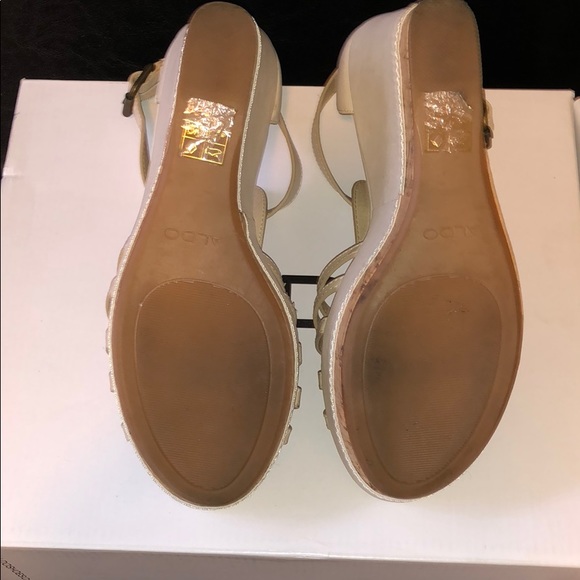ALDO Tasina wedges size 9 sandals shoes - Picture 4 of 5